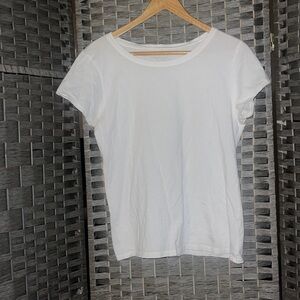 Classic White Pima Cotton Women's Tshirt Top